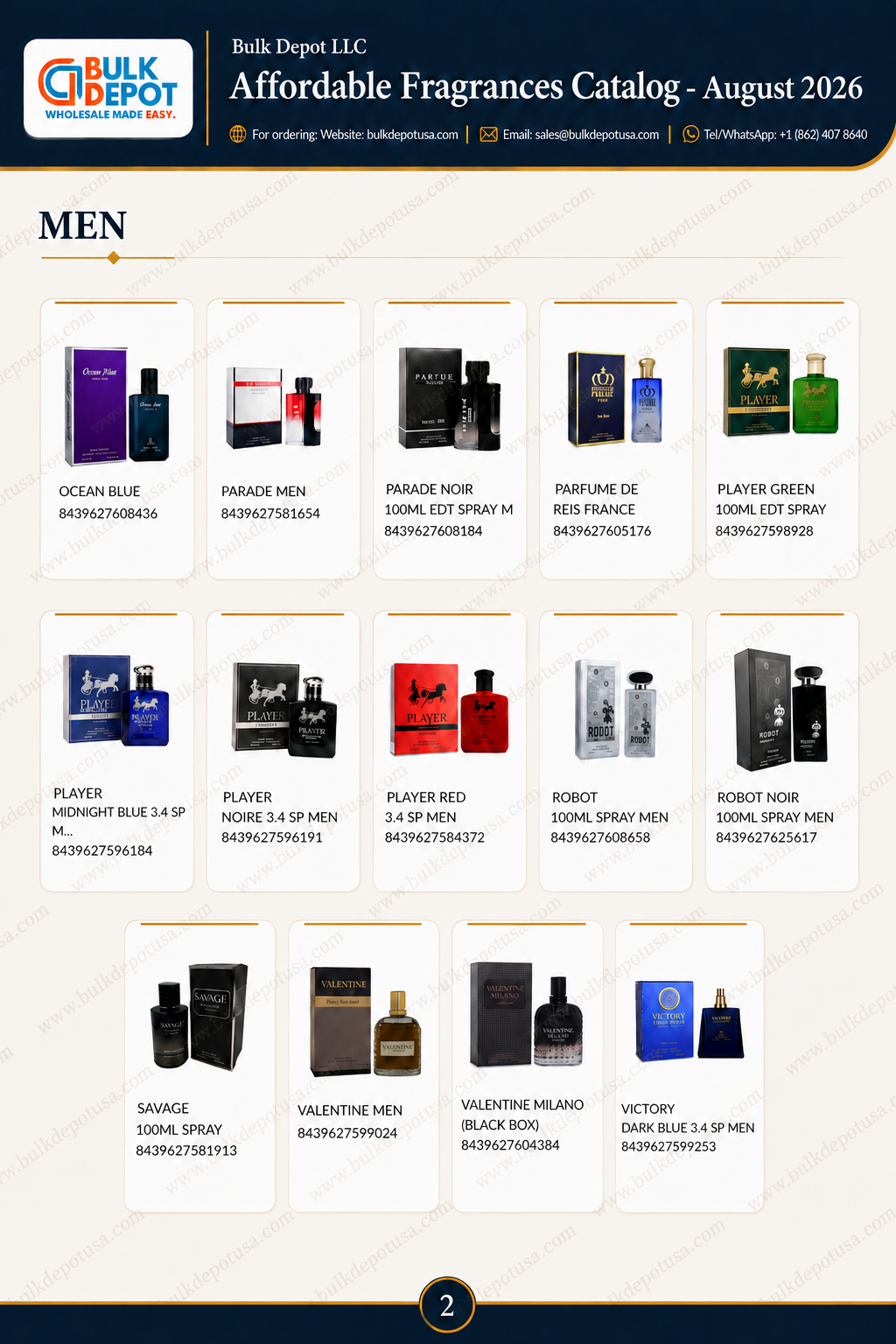 Affordable EDP Mixed Fragrance Bundle – 20 / 60 / 120 Pieces
