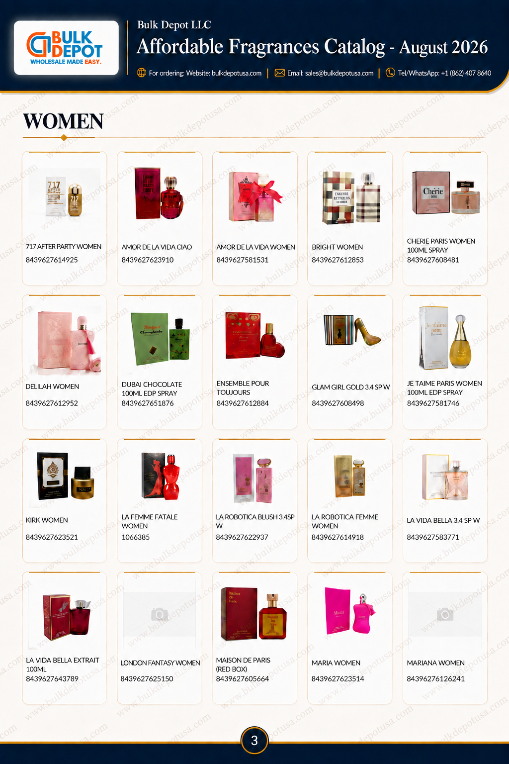 Affordable EDP Mixed Fragrance Bundle – 20 / 60 / 120 Pieces