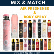 Lattafa 300 mL Air Freshener + 200 mL Body Mixed Case wholesale fragrance - Bulk Depot LLC