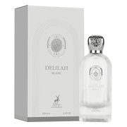Maison Alhambra Delilah Blanc Eau De Parfum Spray, 3.4 oz (100 mL), perfume bottle and packaging