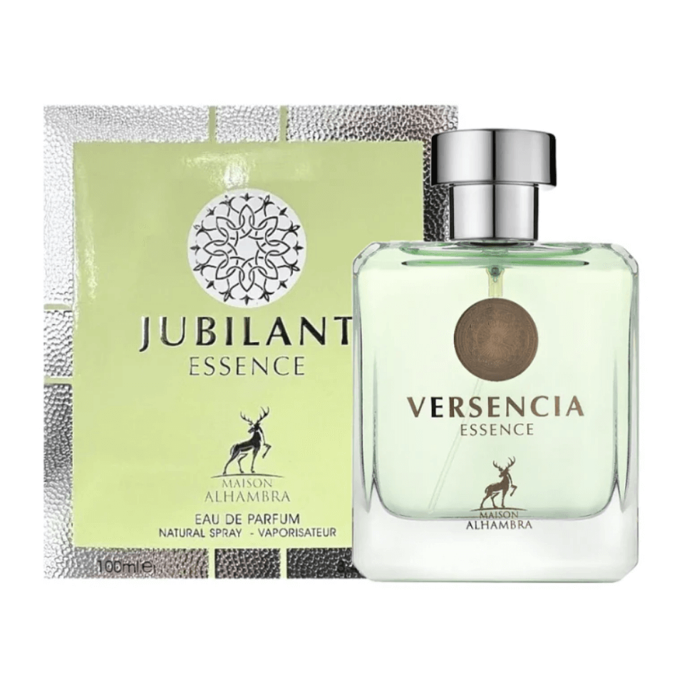 Maison Alhambra Versencia Essence Eau De Parfum Spray for Men, 3.4 oz (100 mL) perfume bottle with packaging, fresh fragrance