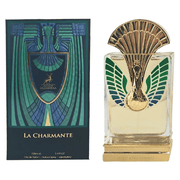Maison Alhambra La Charmante Eau De Parfum Spray, 3.4 oz (100 mL) in elegant packaging with art deco design and perfume bottle