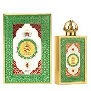 Lattafa Pride Queen of Arabia Eau De Parfum Spray, 3.4 fl oz (100 mL) perfume bottle and packaging