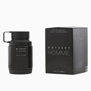 Armaf Odyssey Homme Eau De Parfum Spray, 3.4 oz (100 mL) perfume bottle and packaging