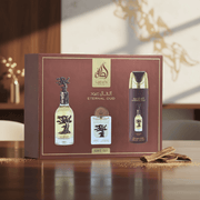 Lattafa Pride Eternal Oud Gift Set – EDP 100 mL + Perfume 200 mL + Pocket Perfume wholesale fragrance - Bulk Depot LLC