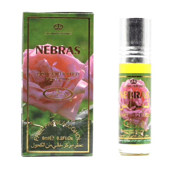 Al Rehab Nebras Concentrated Perfume Oil, 6 mL (12 pcs Case)