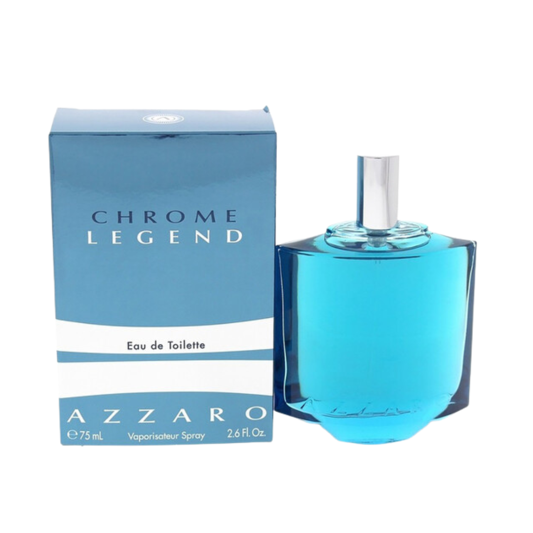 Azzaro Chrome Legend Eau De Toilette Spray 2.6 oz, fresh fruity fragrance