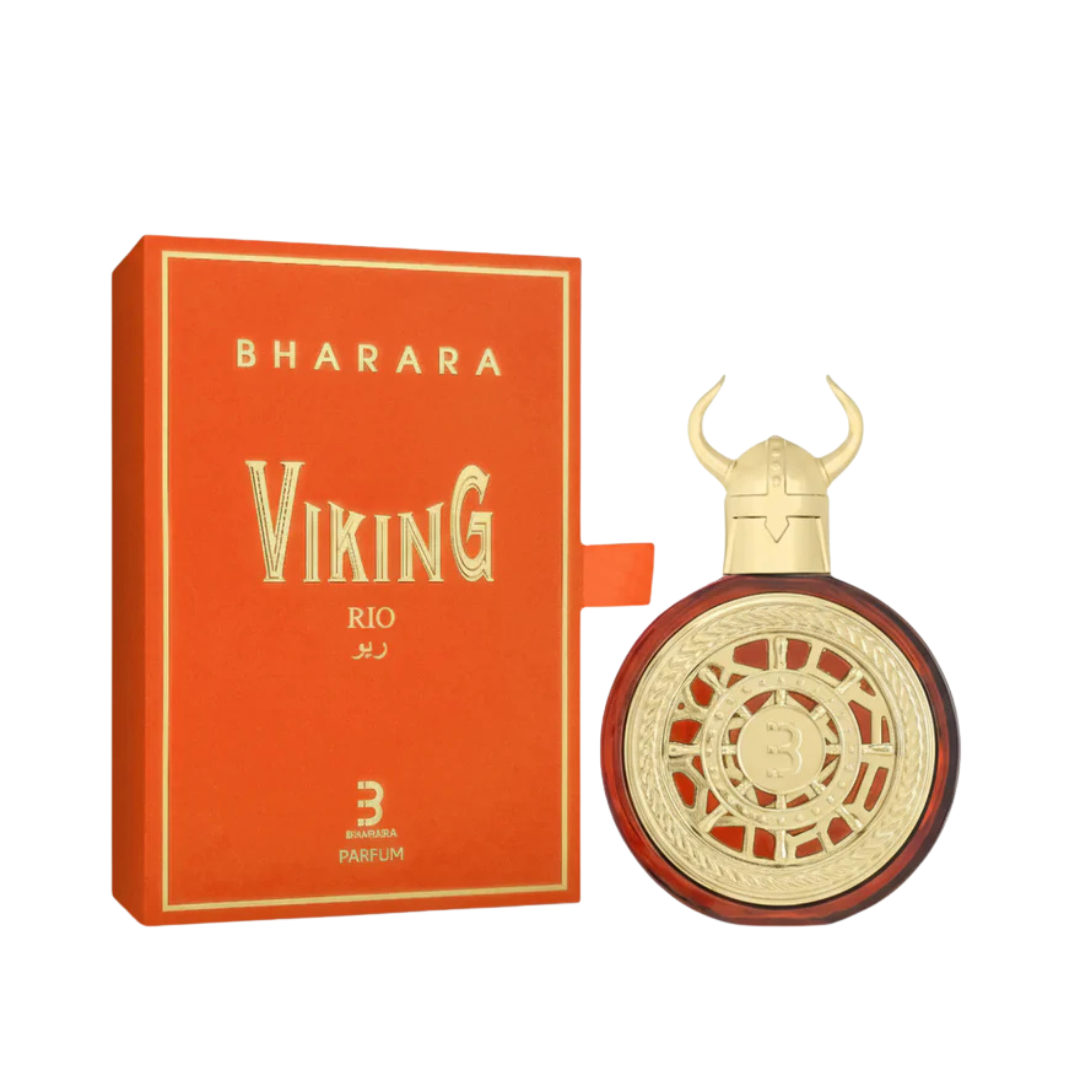 Bharara Viking Rio Eau De Parfum Spray 3.4 oz bottle, fresh and woody fragrance.
