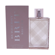 Burberry Brit Sheer Eau De Toilette 3.3 oz bottle, fresh floral fruity fragrance.