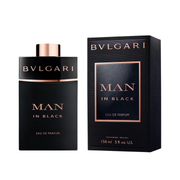 Bvlgari Man In Black Eau De Parfum 5.0 oz bottle, spicy amber floral fragrance for men.