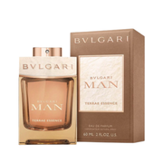 Bvlgari Man Terrae Essence Eau De Parfum 2.0 oz bottle, woody earthy fragrance for men.