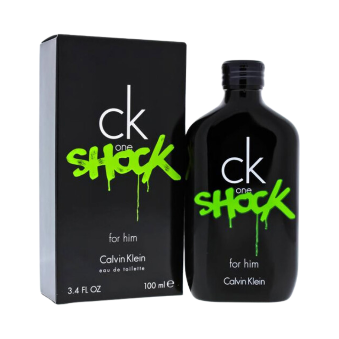 Calvin Klein CK One Shock for Him Eau De Toilette Spray 3.4 oz bottle