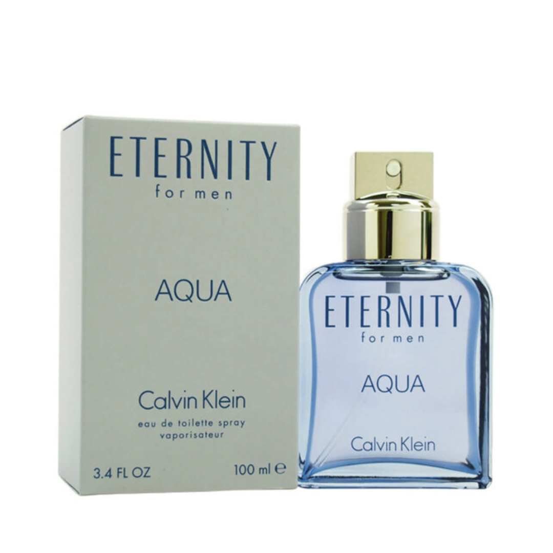 Calvin Klein Eternity Aqua for Men Eau De Toilette 3.4 oz (100 mL) spray bottle