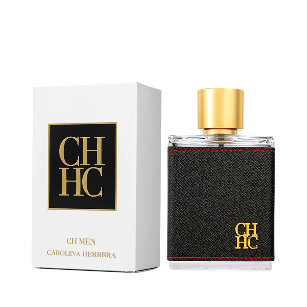 Carolina Herrera CH Men Eau De Toilette Spray, 3.4 oz (100 mL) bottle.