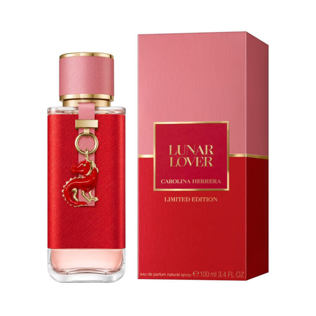 Carolina Herrera Luckycharms Lunar Lover Limited Edition Eau De Parfum Spray, 3.4 oz (100 mL) bottle.