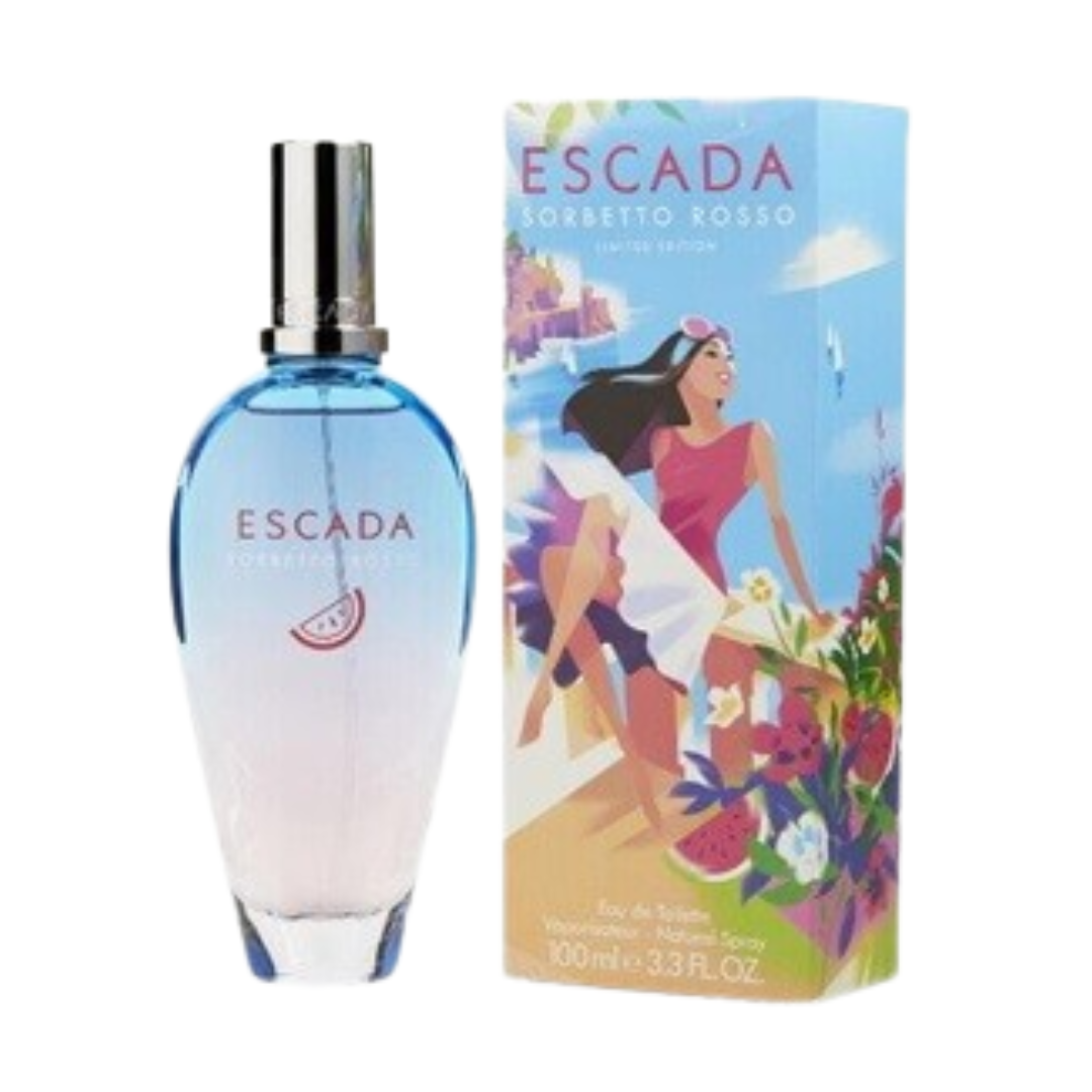  Escada Sorbetto Rosso Eau De Toilette Spray 100 mL for women