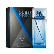 "Guess Night Eau De Toilette Spray 3.4 oz - Spicy Woody Scent for Men"
