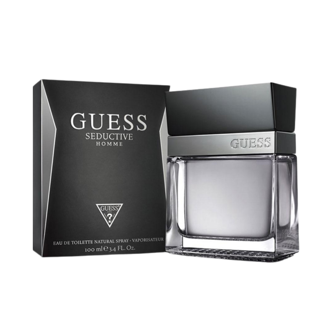 "Guess Seductive Homme Eau De Toilette 3.4 oz - Masculine Warm Scent"