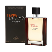 "Hermès Terre d’Hermès Eau De Parfum Intense 3.3 oz men’s bold woody scent"