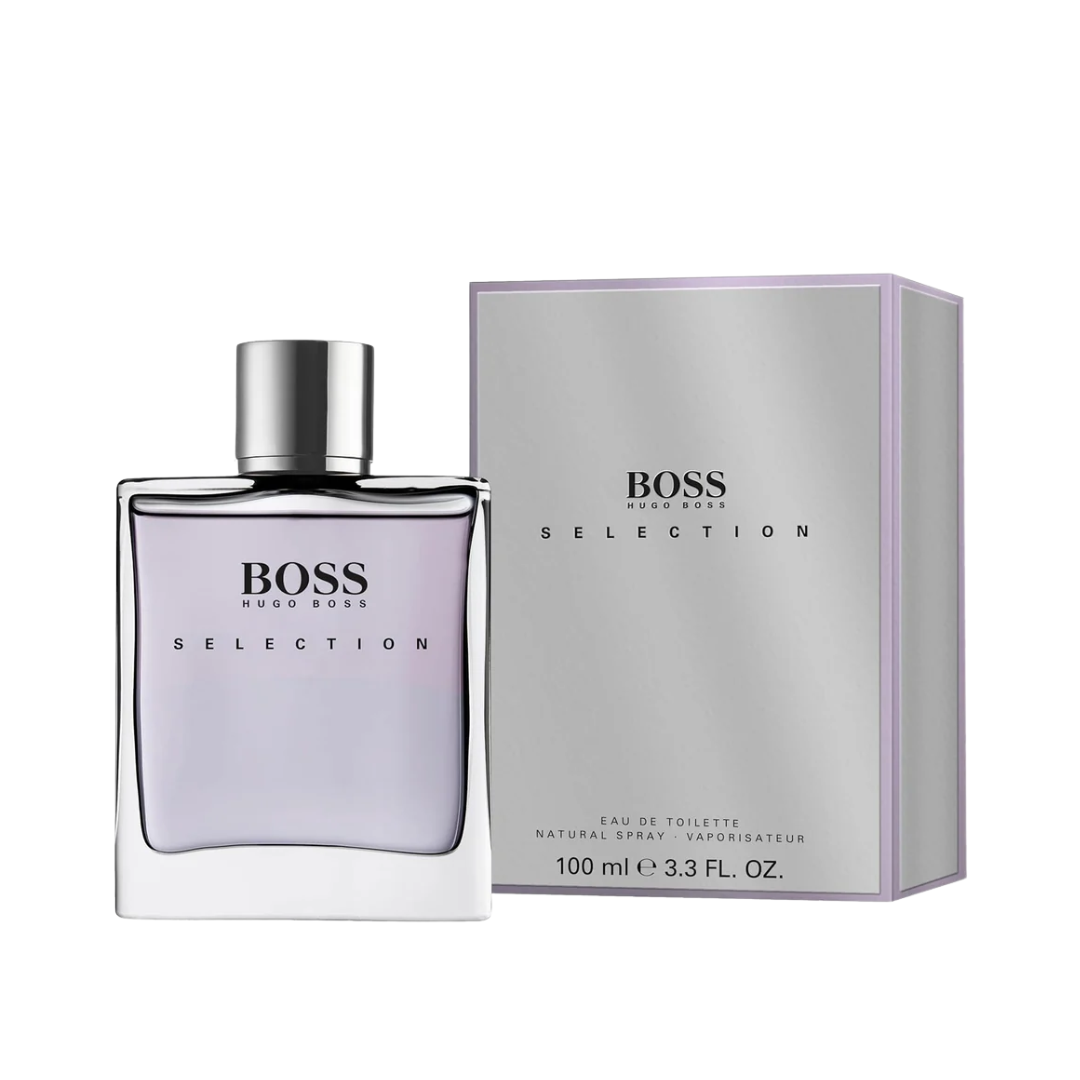 "Hugo Boss Boss Selection Eau De Toilette, 3.4 oz men’s aromatic fougère fragrance"