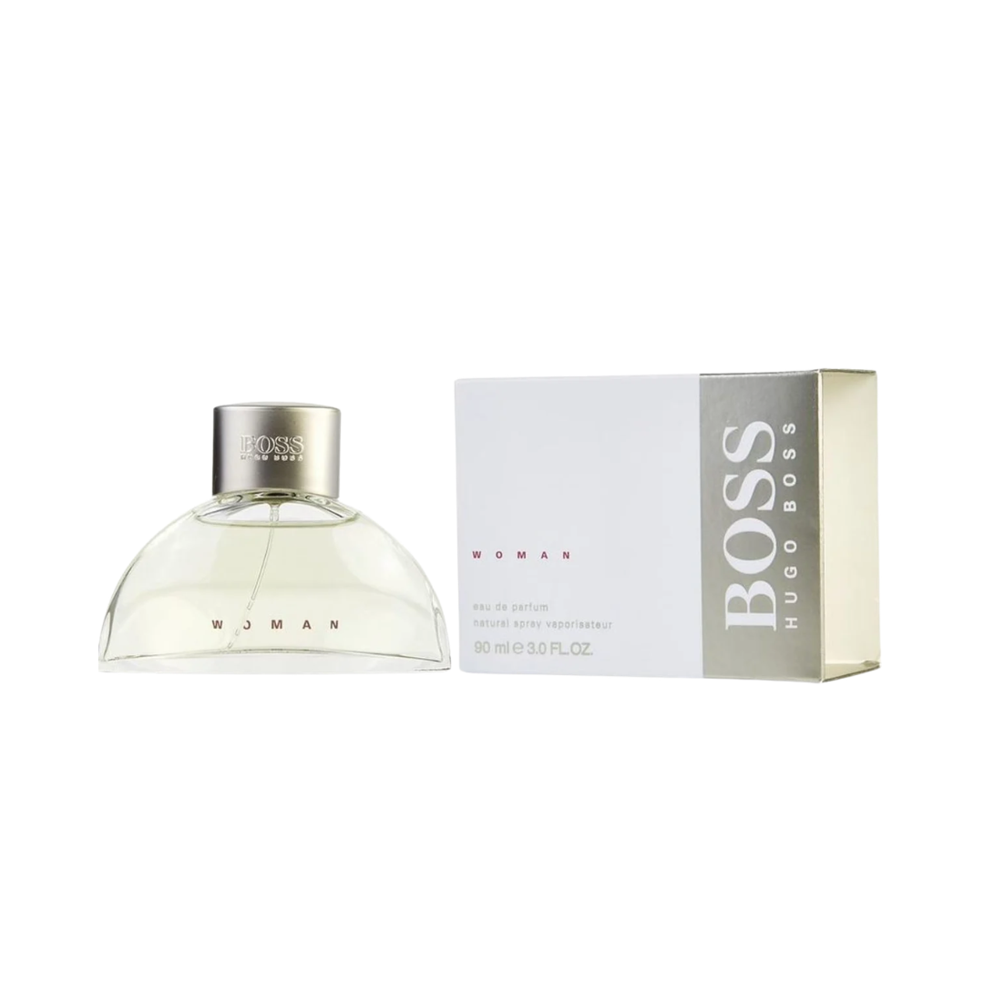 "Hugo Boss Woman Eau De Parfum, 3.0 oz feminine floral fruity fragrance"