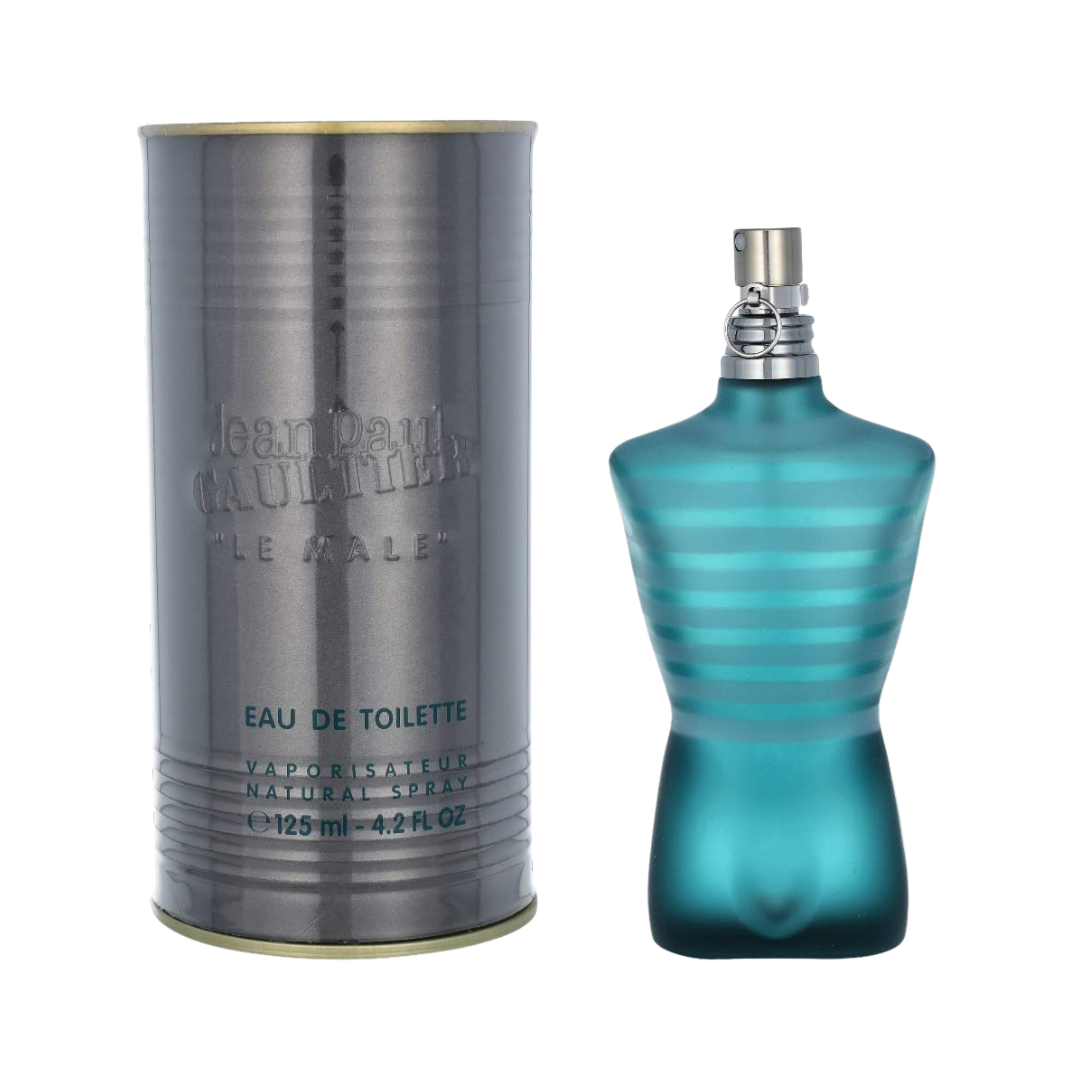 "Jean Paul Gaultier Le Male Eau De Toilette, 4.2 oz men’s amber fougère fragrance"