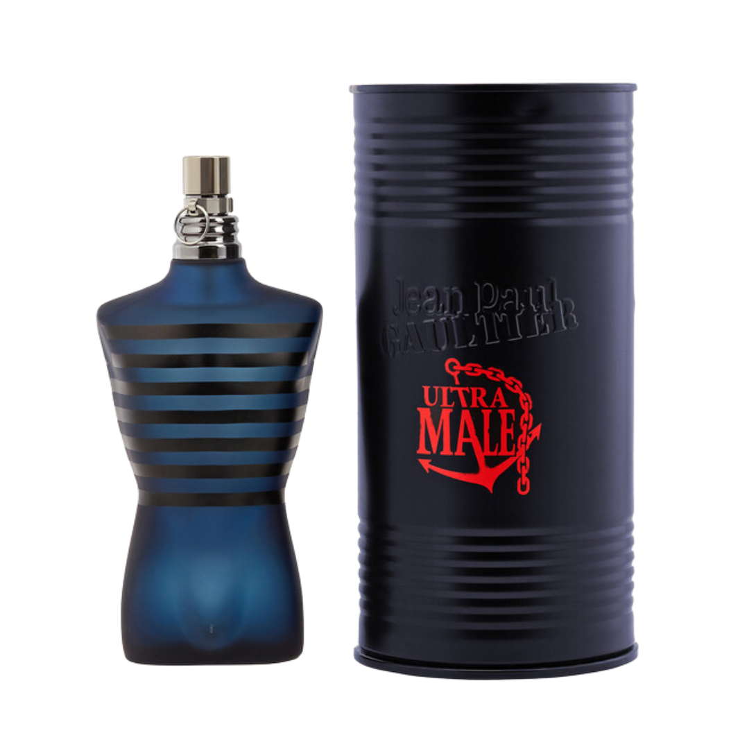 "Jean Paul Gaultier Ultra Male Eau De Toilette, 4.2 oz intense masculine fragrance"
