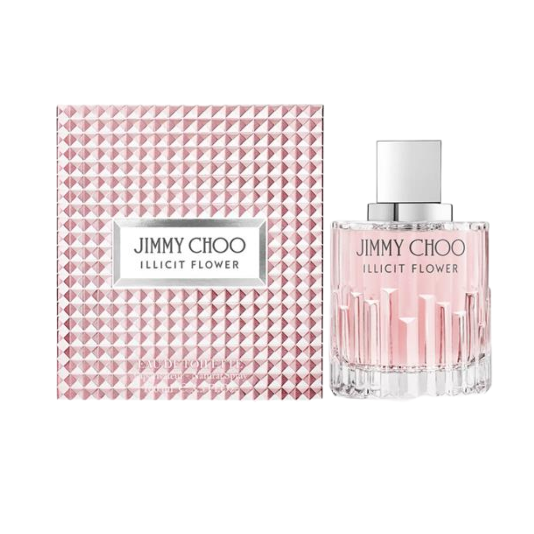 "Jimmy Choo Illicit Flower Eau De Toilette, 3.4 oz women’s floral fruity fragrance"