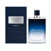 "Jimmy Choo Man Blue Eau De Toilette, 3.3 oz men’s woody aromatic leathery fragrance"