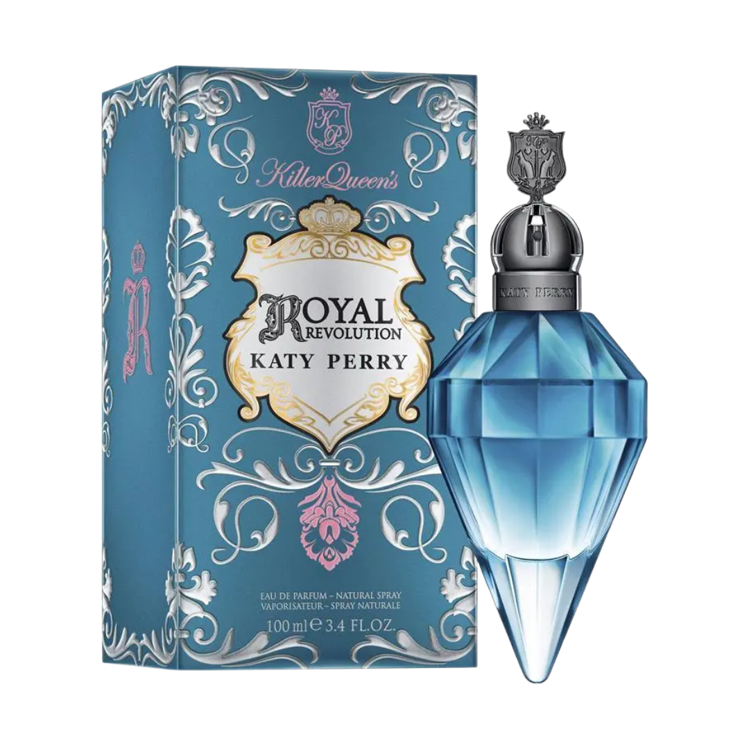 "Katy Perry Royal Revolution Eau De Parfum, 3.4 oz women’s floral fruity fragrance"