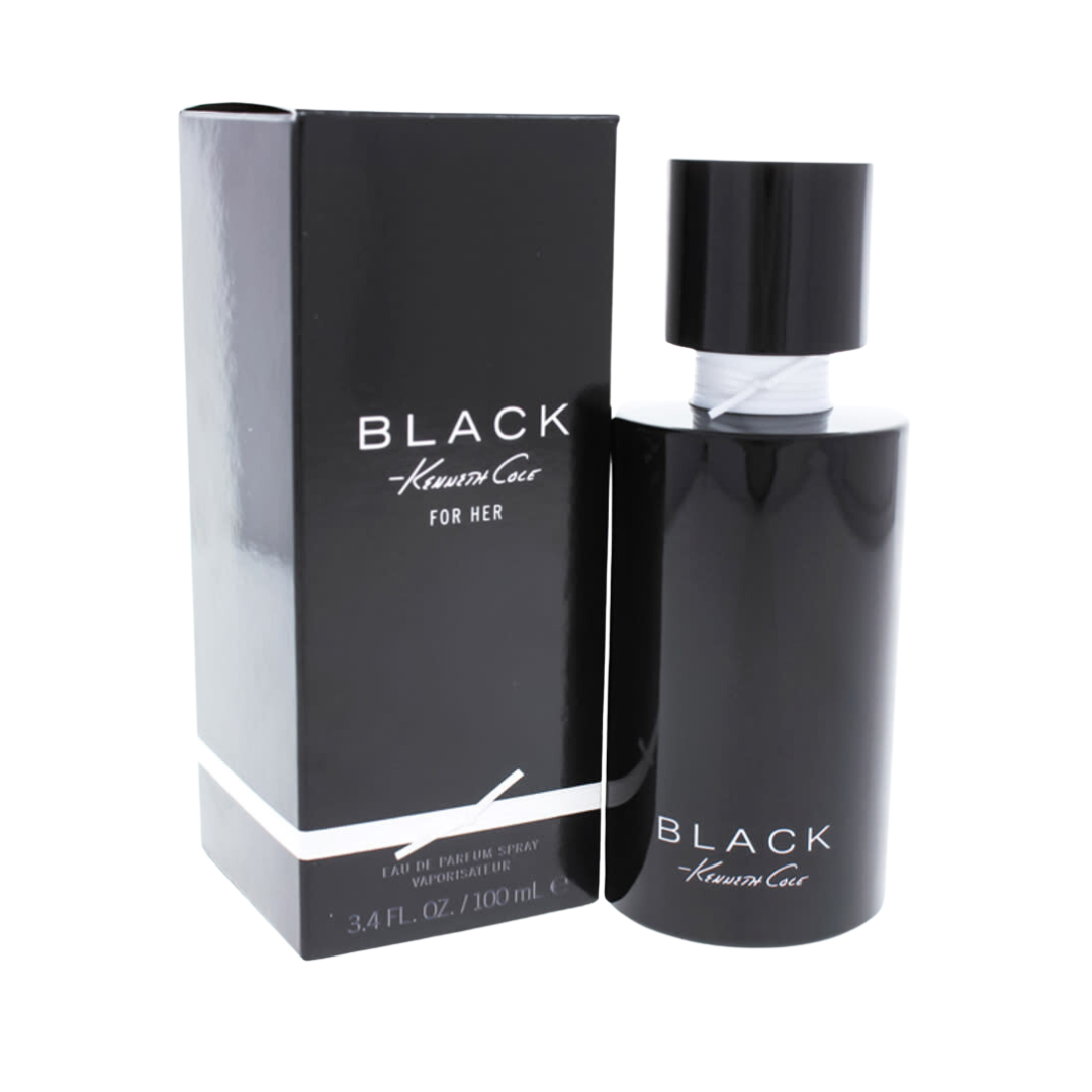 "Kenneth Cole Black Eau De Parfum, 3.4 oz women’s floral fresh fragrance"