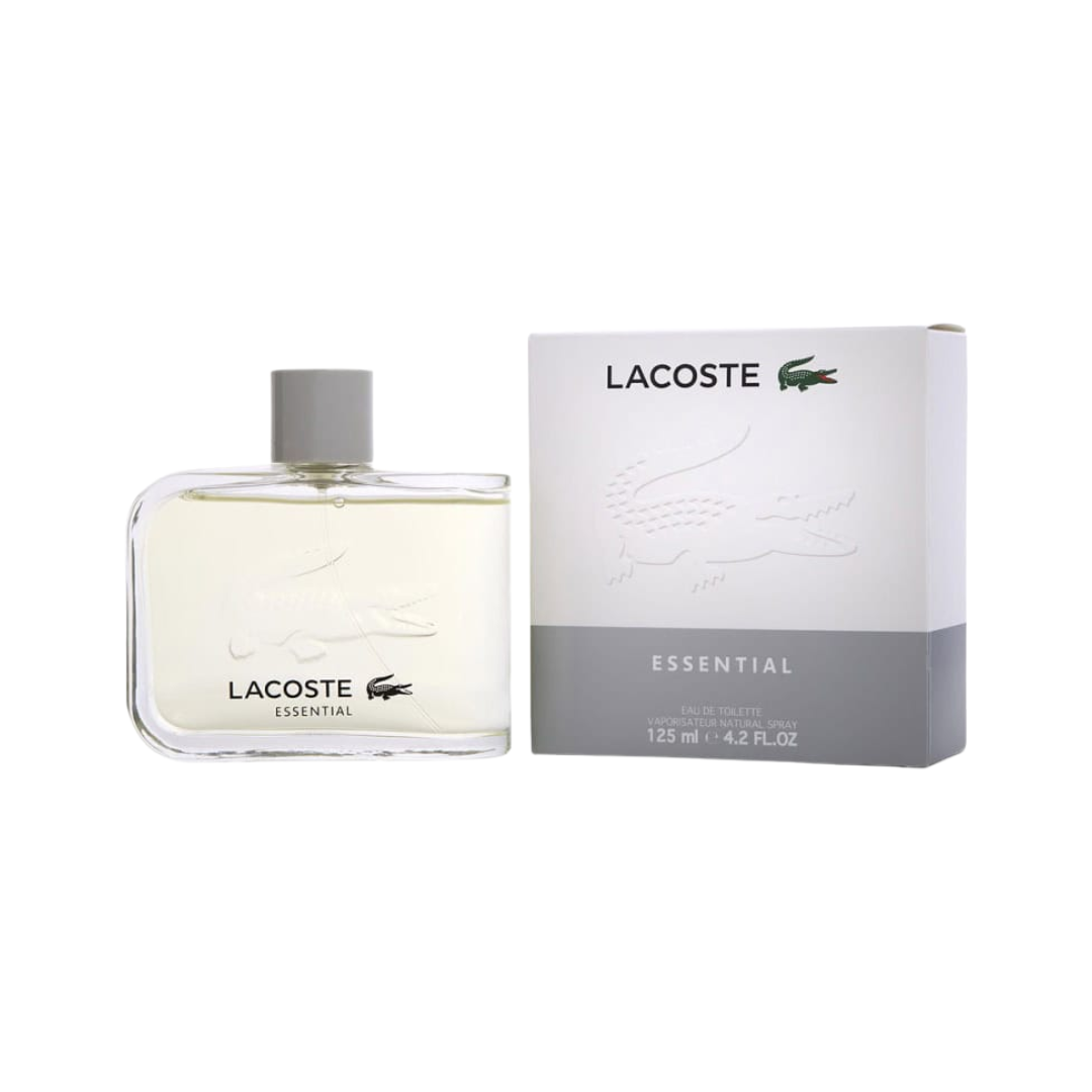 "Lacoste Essential Eau De Toilette, 4.2 oz men’s woody aromatic fragrance"