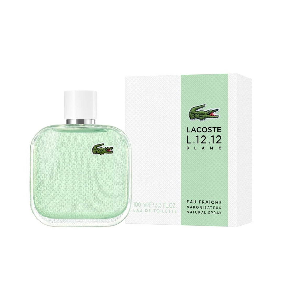 Lacoste L.12.12 Blanc Eau Fraîche Eau De Toilette 3.3 oz for Men