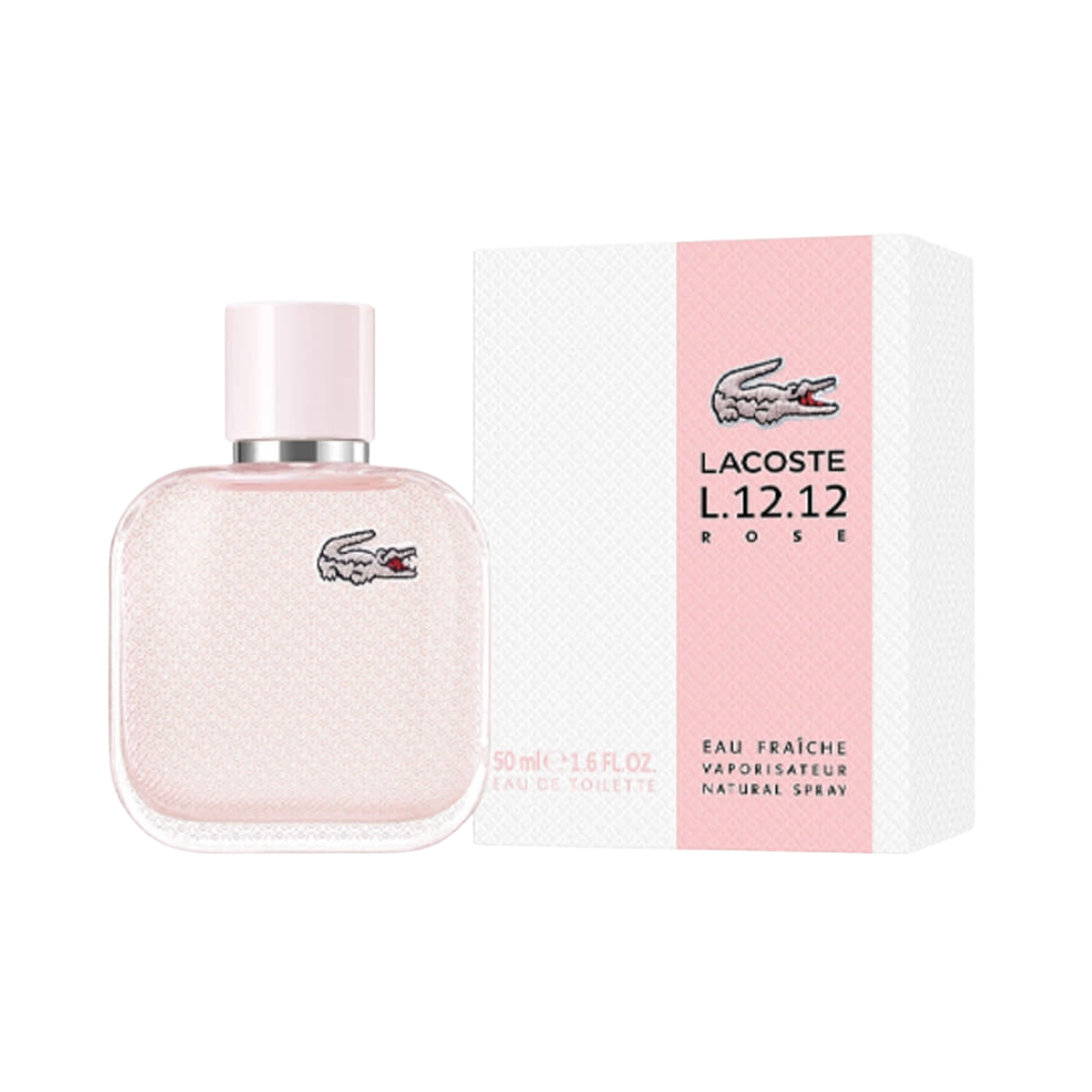 Lacoste L.12.12 Eau De Toilette Rose Eau Fraiche for Women 3.4 oz