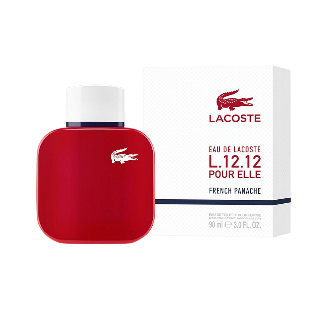 "Lacoste L.12.12 Pour Elle French Panache Eau De Toilette, 3.0 oz women’s citrus floral fragrance"