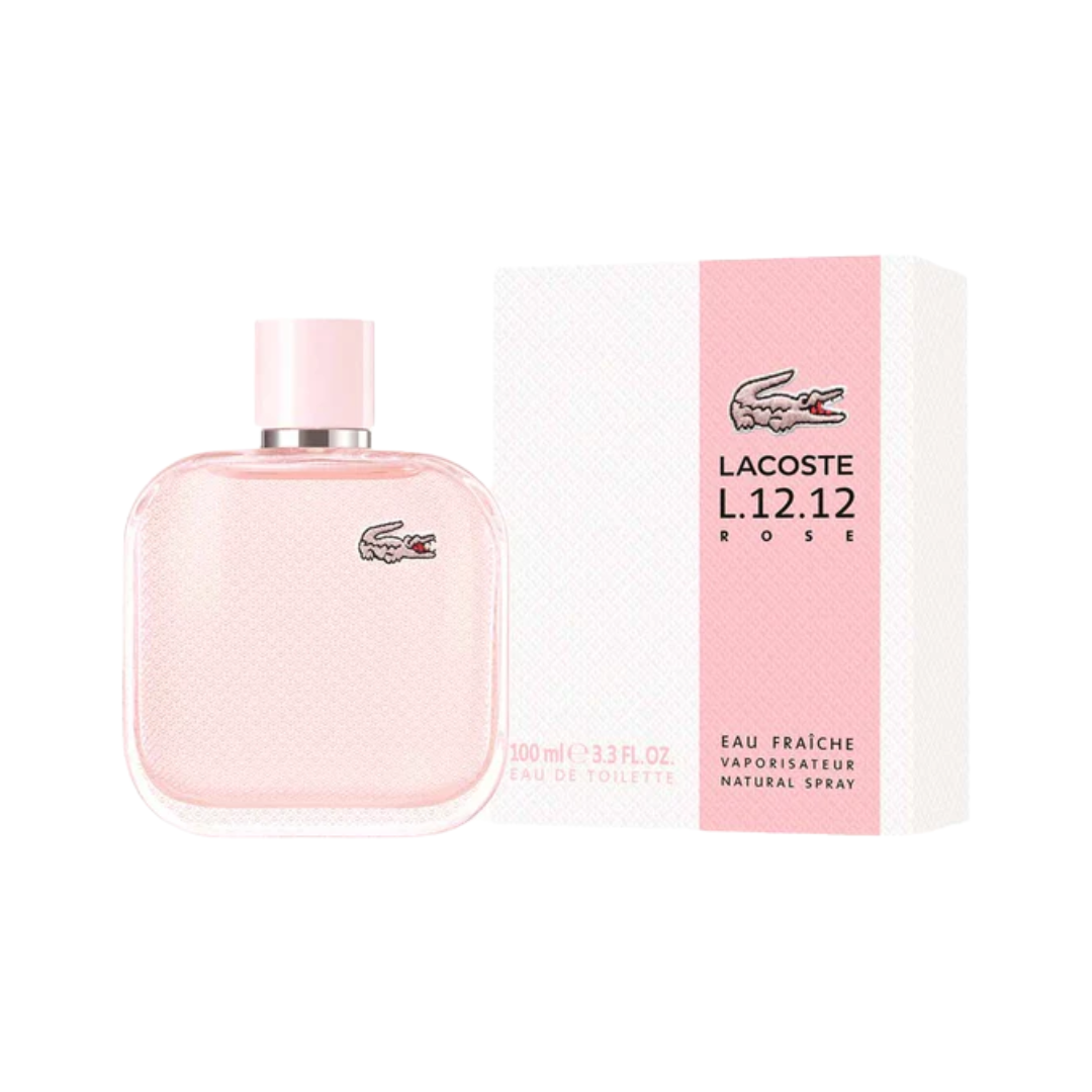 Lacoste L.12.12 Rose Eau Fraîche Eau De Toilette 3.3 oz for Women