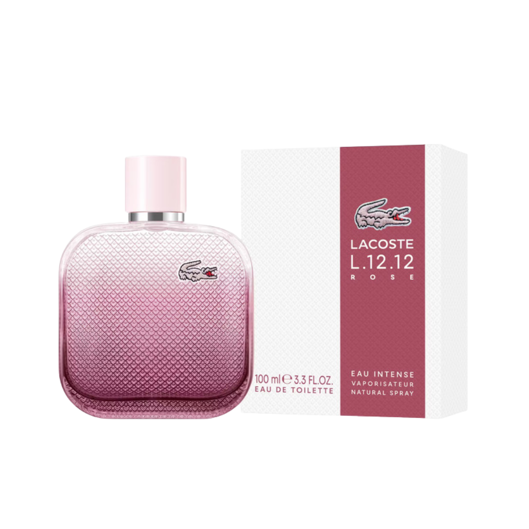 Lacoste L.12.12 Rose Eau Intense EDT 3.3 oz wholesale fragrance - Bulk Depot LLC