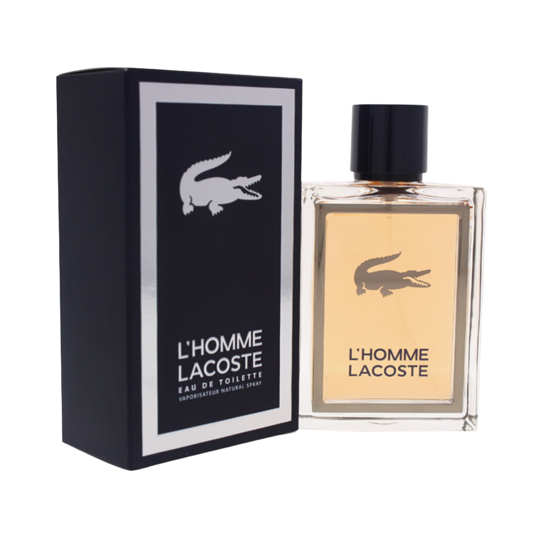"Lacoste L'Homme Eau De Toilette, 3.3 oz men’s woody spicy fragrance"