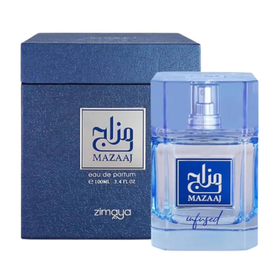 Zimaya Mazaaj Eau De Parfum Spray by Afnan for Unisex, 3.4 oz (100 mL)