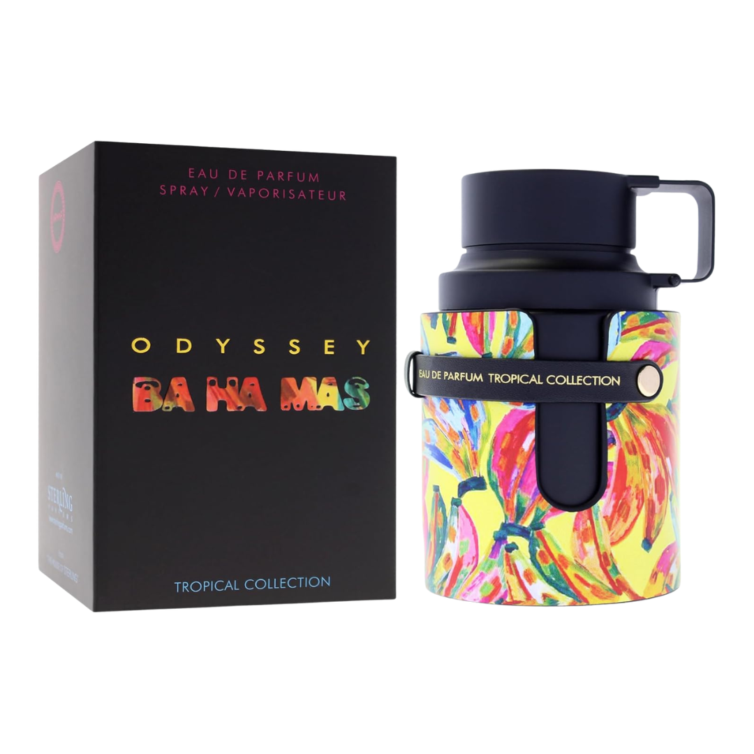 Armaf Odyssey Ba Ha Mas Tropical Collection Eau De Parfum Spray for Men, 3.4 oz (100 mL)