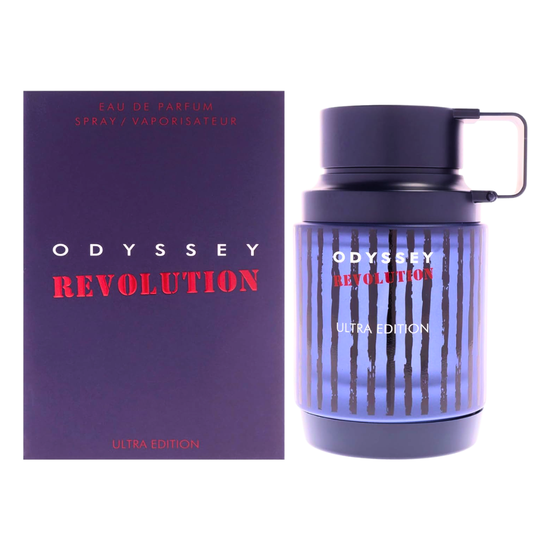 Armaf Odyssey Revolution Ultra Edition Eau De Parfum Spray for Men, 3.4 oz (100 mL)