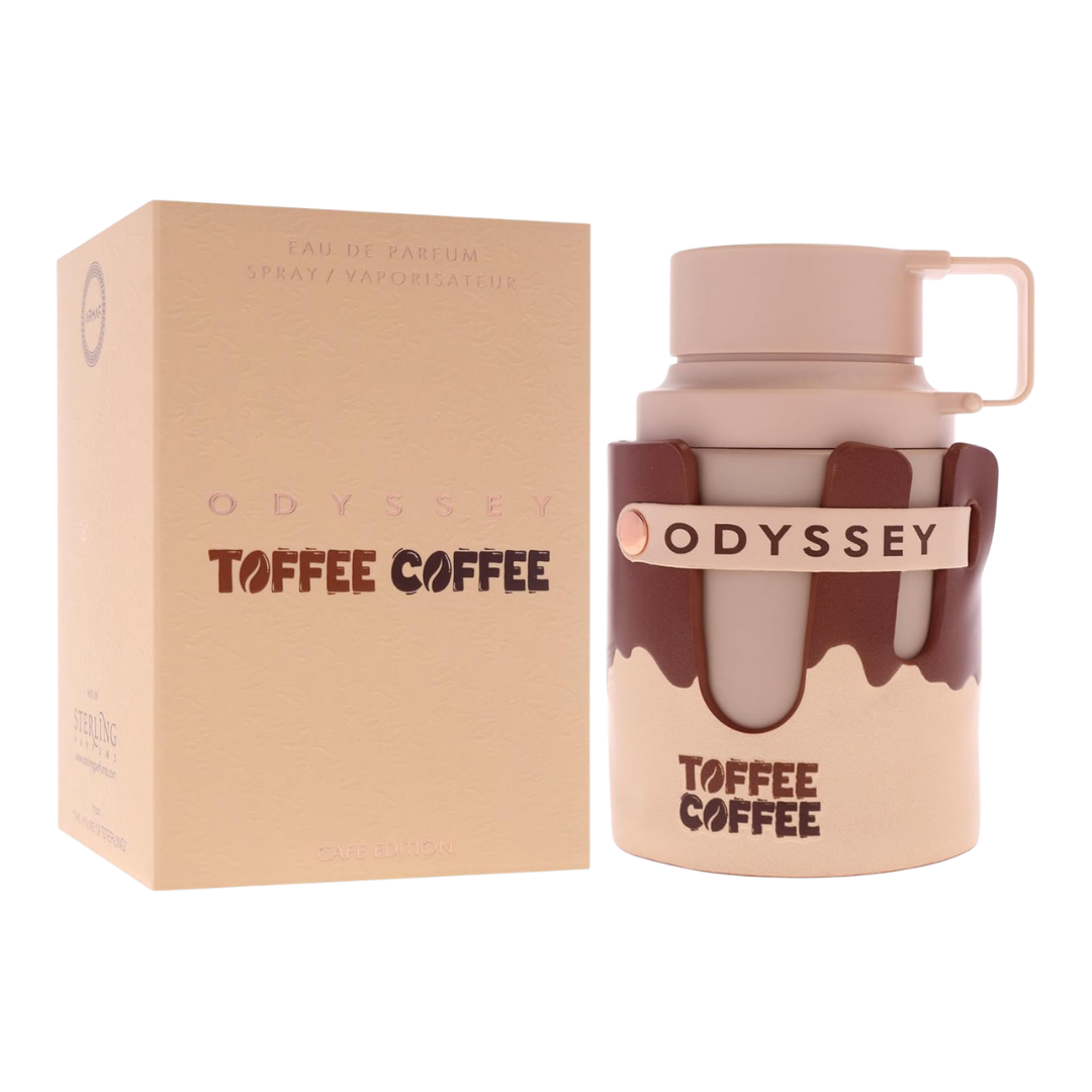 Armaf Odyssey Toffee Coffee Cafe Edition Eau De Parfum Spray, 3.4 oz (100 mL)