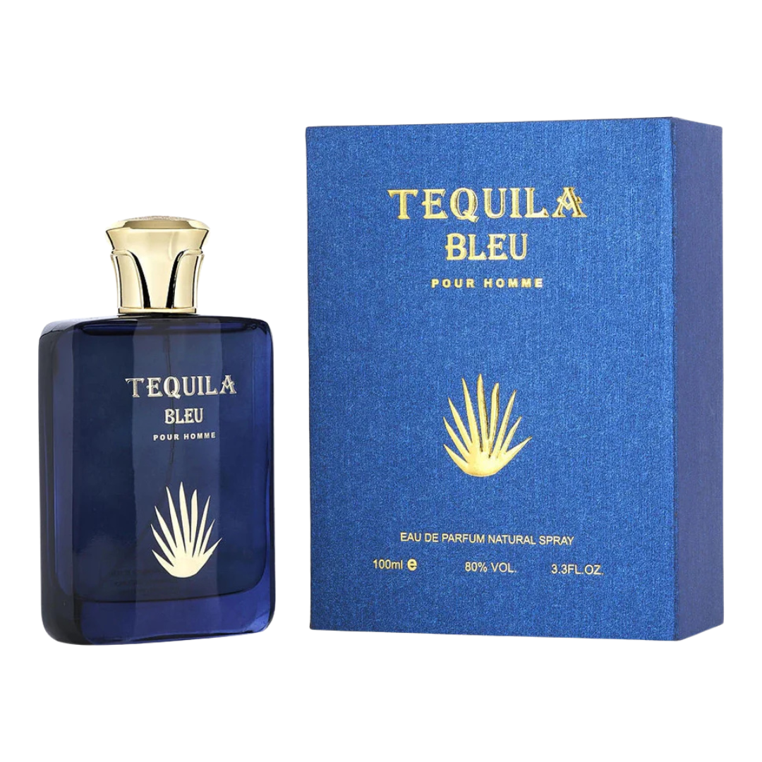 Bharara Beauty Tequila Bleu Pour Homme Eau De Parfum Spray for Men, 3.3 oz (100 mL)