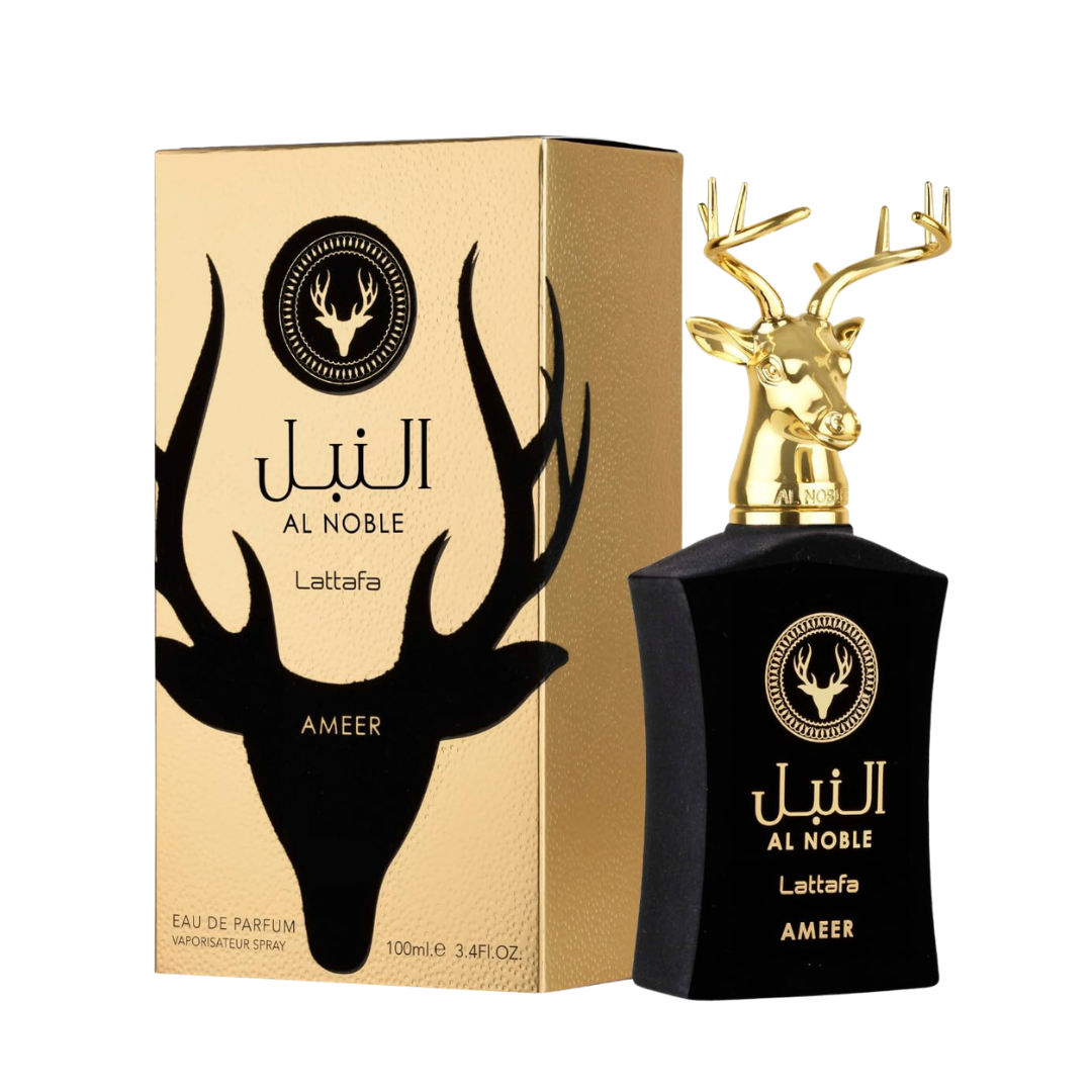 Lattafa Al Noble Ameer Eau De Parfum Spray for Men, 3.4 oz (100 mL)