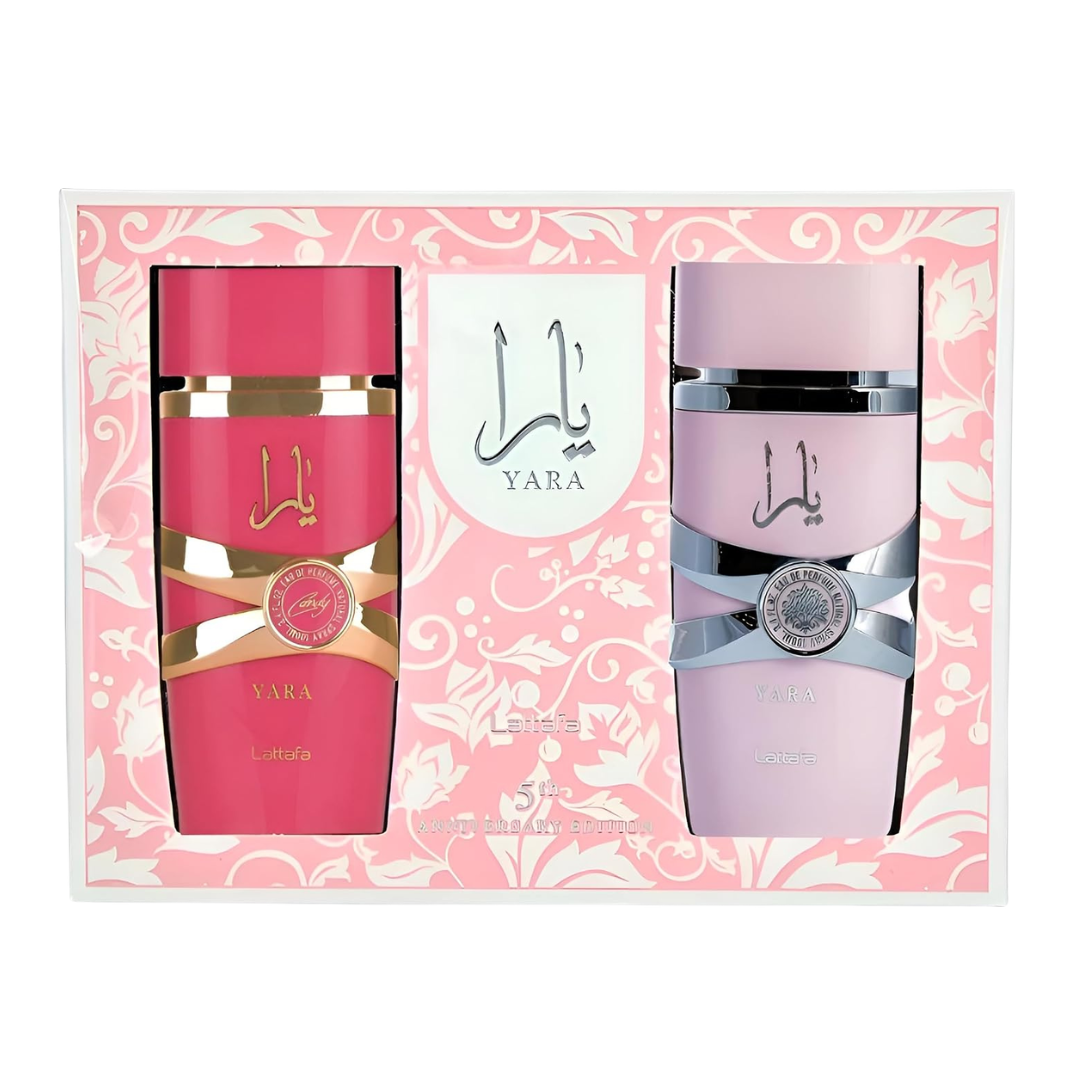 Lattafa Yara 5th Anniversary 2 Piece Gift Set