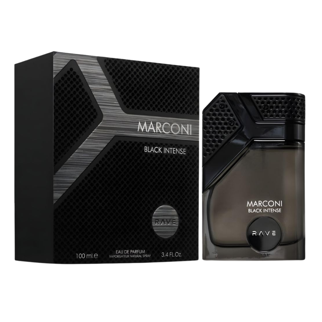 Lattafa Rave Marconi Black Intense Men EDP 100 mL / 3.4 oz