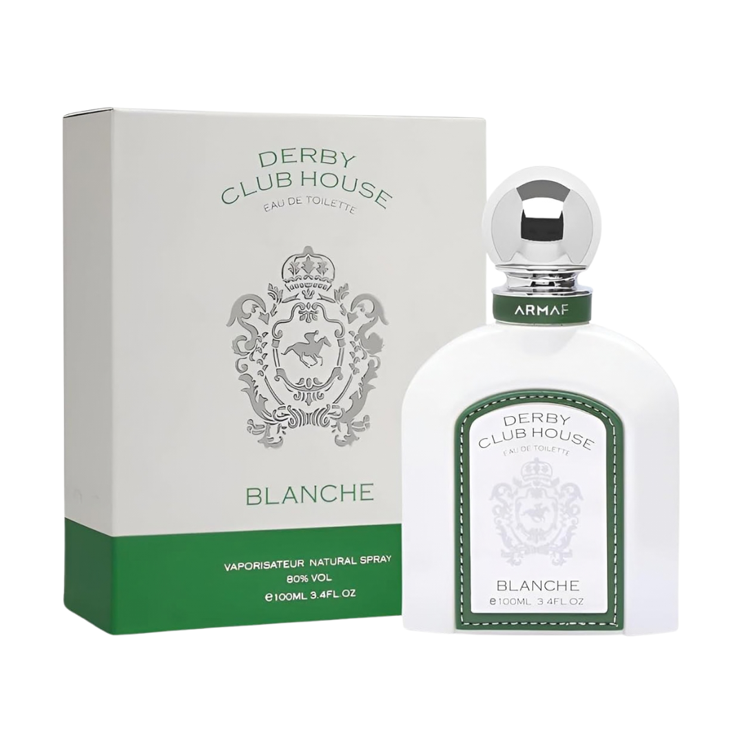 Armaf Derby Club House Blanche Eau De Parfum Spray for Men 3.4 oz (100 mL)