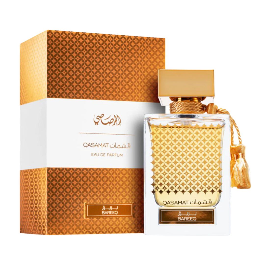 Rasasi Qasamat Bareeq Eau De Parfum Spray for Men 2.2 oz (65 mL)