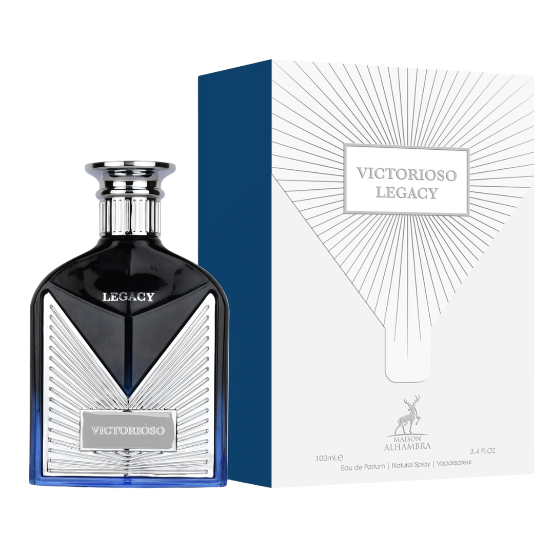 Maison Alhambra Victorioso Legacy Eau De Parfum Spray for Men 3.4 oz (100 mL)