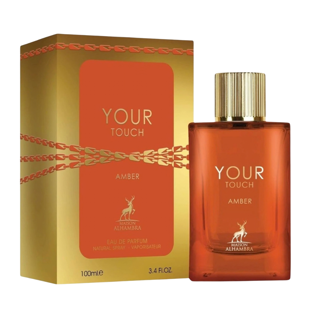 Maison Alhambra Your Touch Amber EDP Men 3.4 oz 100 mL wholesale fragrance - Bulk Depot LLC